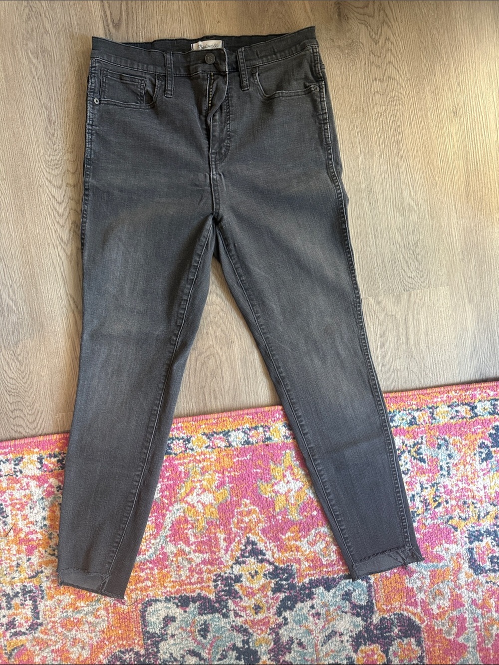 Madewell Charcoal Skinny Jeans